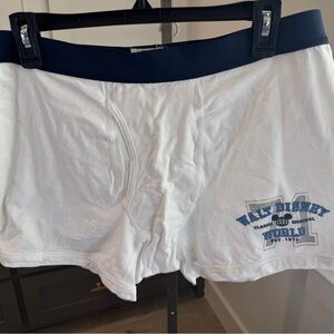 Walt Disney World Vintage White Boxer Brief-2011 WDW 1971 Classic Original Style
